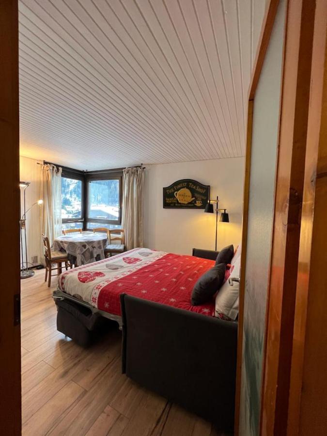 Studio Dent Du Caiman, Chamonix Hyper Centre, Parking, Vue Mont Blanc Dış mekan fotoğraf