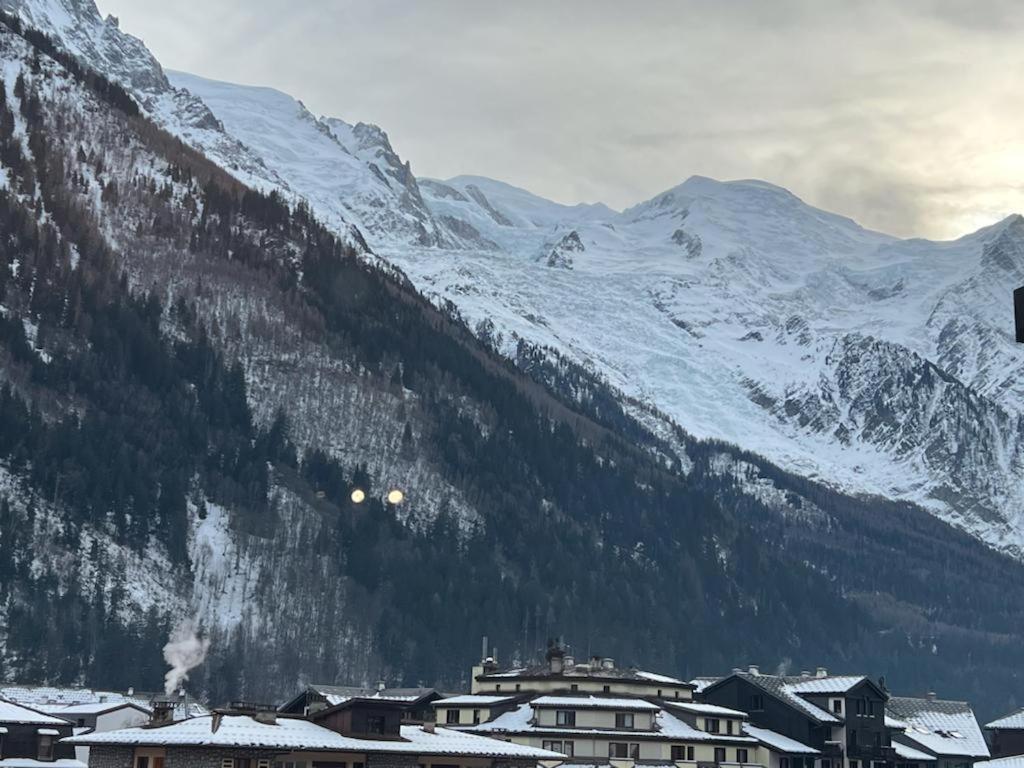 Studio Dent Du Caiman, Chamonix Hyper Centre, Parking, Vue Mont Blanc Dış mekan fotoğraf